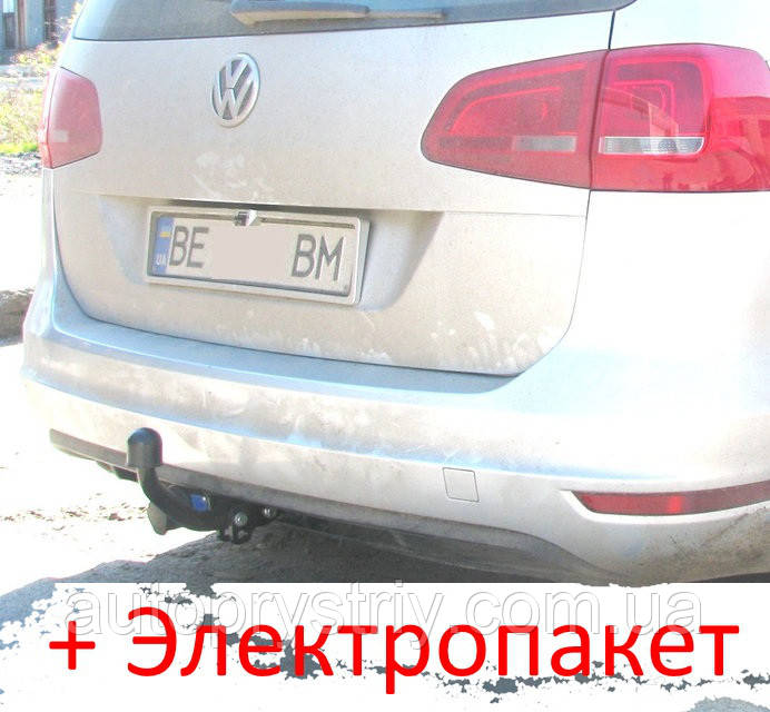 Фаркоп - Volkswagen Sharan 2 Мінівен (2010--) з'ємний на 2 болтах