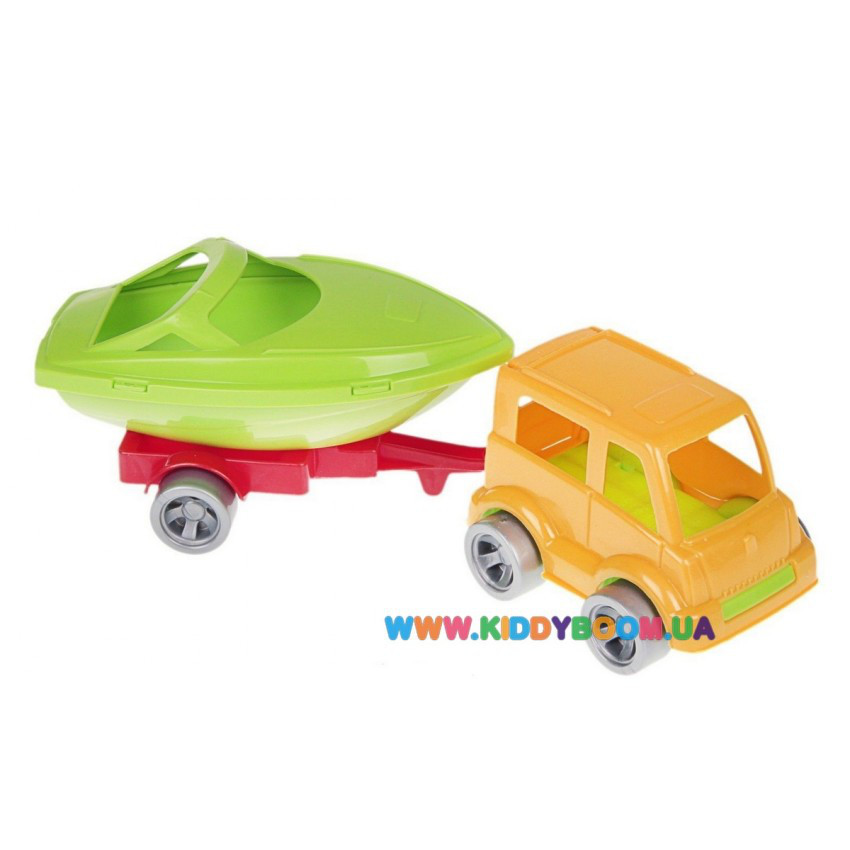 Авто з причепом Kid Cars Sport 3D Wader 52600, фото 1