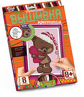 Вишивка хрестиком на розтяжці з рамкою Danko toys VK-02