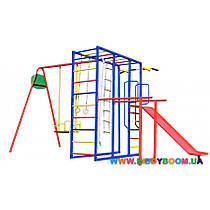 Комплекс спортивно-ігровий із гіркою та гойдалкою, вуличний 809/кду
