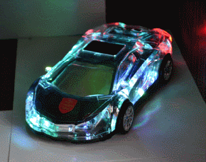 Портативна колонка WS-980 Lamborgini Neon, фото 2