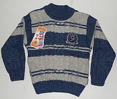 В'язаний светр для хлопчиків 30% вовна 1-2,3-4 рік 
