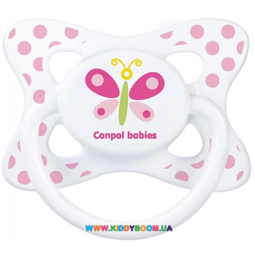 Пустушка силіконова симетрична Канікули 0-6 м-ців Canpol 23/460