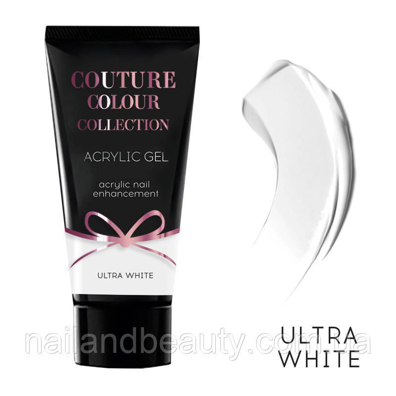 АКРИЛ-ГЕЛЬ ACRYLIC GEL ULTRA WHITE COUTURE COLOUR COLLECTION