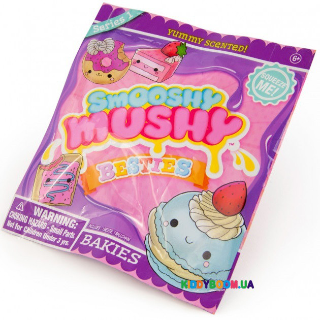 Ароматна іграшка-сюрприз антистрес Сквіш-М'якіш SmooshyMushy 174931, 13 різновидів