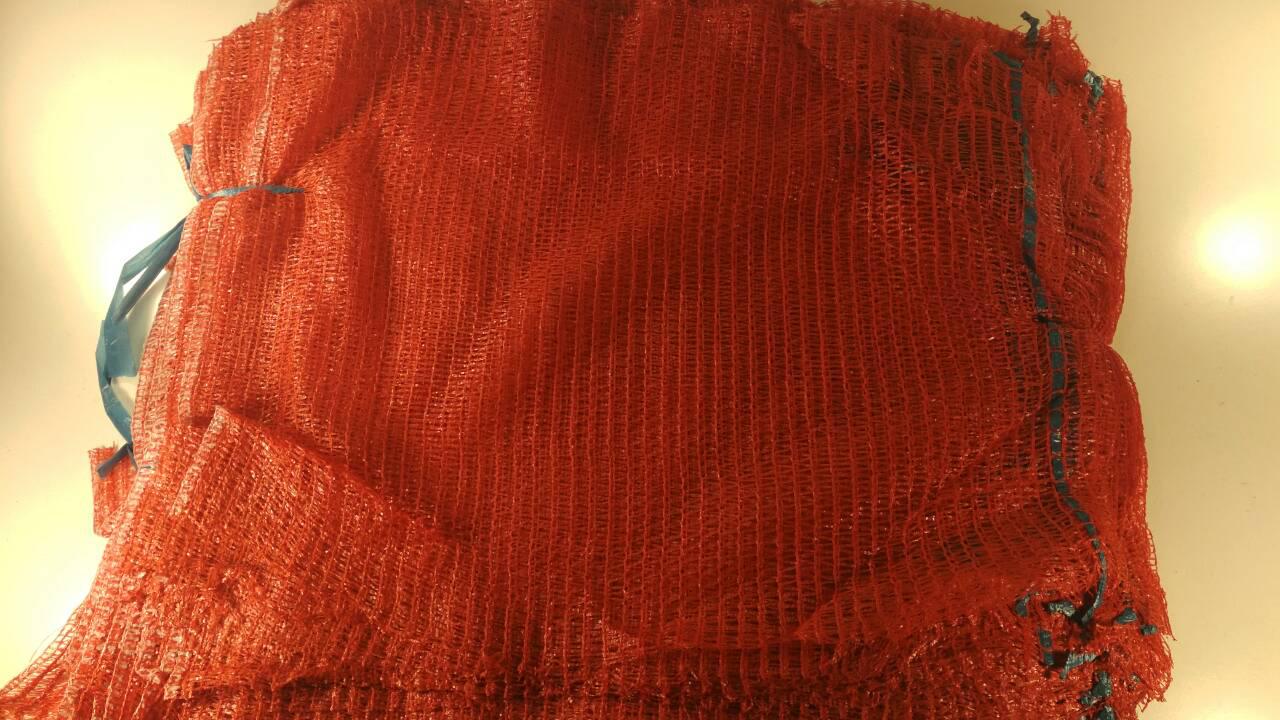 Сітка мішок для овочів червона на 20кг (17 грам), (100шт)