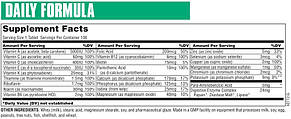 Universal Daily Formula 100 tab, фото 5