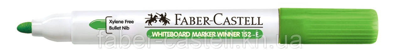 Маркер для дошки Faber-Castell Whiteboard Winner 152 2,2 мм світло-зелений, 159364