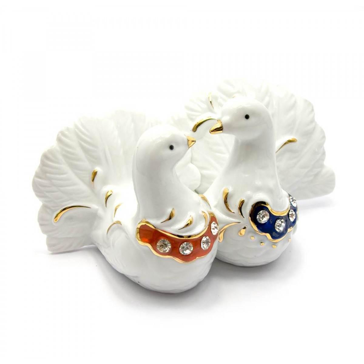 Статуетка з фарфору Блакитні пари, фото 1