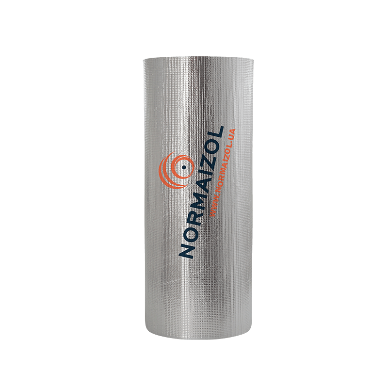 Теплоізоляційний фольгований матеріал АЛЮФОМ® A ФС - 5 мм*100 см*30 м, фото 1