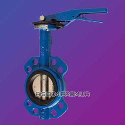 Затвор дисковий з чавунним диском Ду 40 Ру 16 батерфляй EPDM
