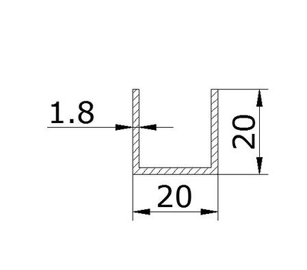 Швелер 20х20х20, фото 2