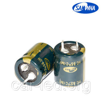 68mkf - 450v HC 22*25 SAMWHA, 85°C конденсатор електролітичний