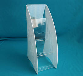 Буклетниця під формат 100_210 мм біла