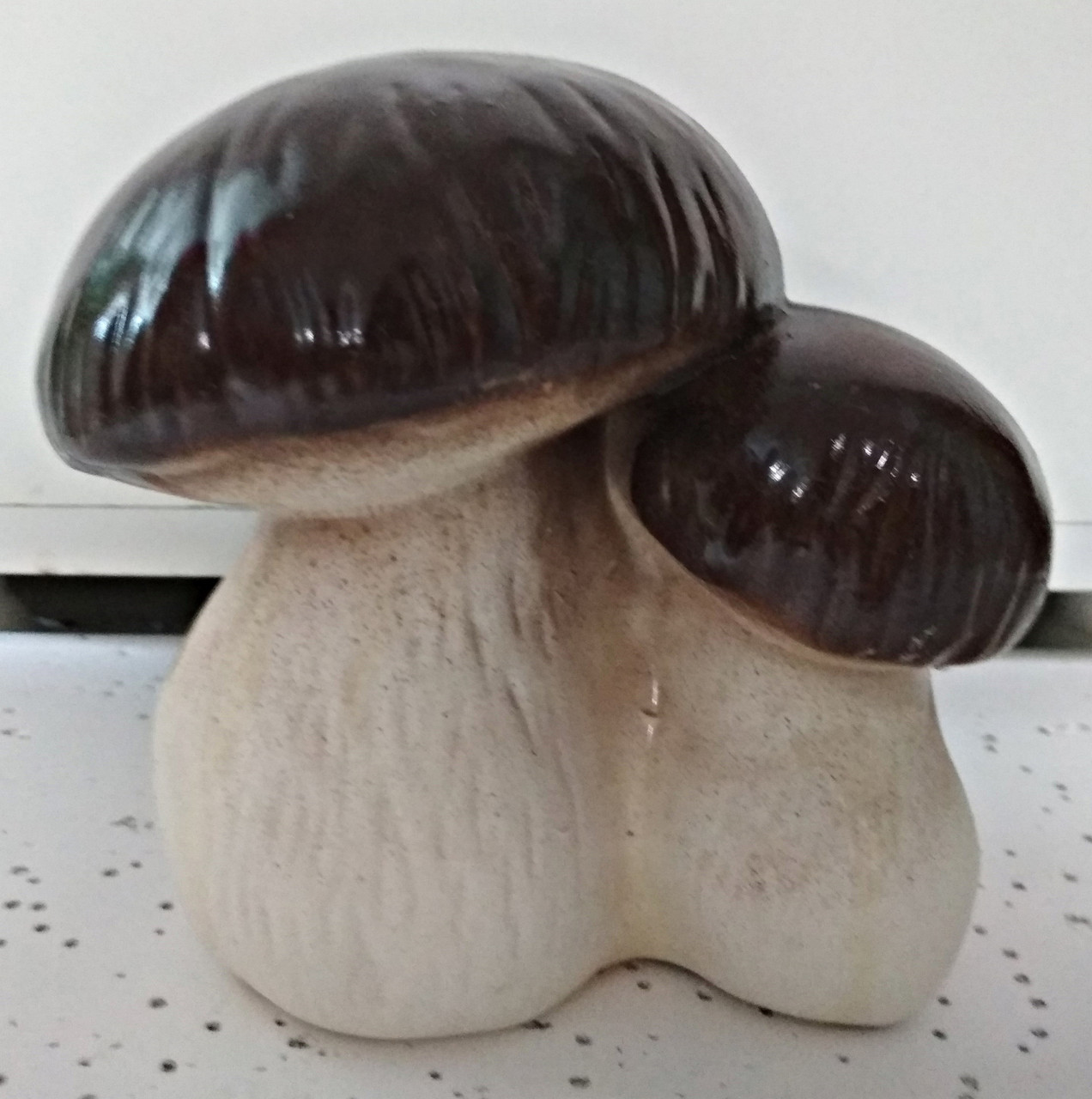 Садова фігура гриб-боровик подвійний керамічний