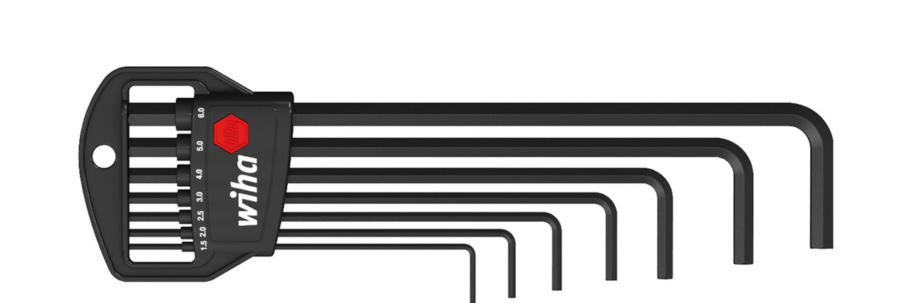 Набір шестигранних штіфтових ключів довгих Classic; Набір 7 шт;Classic 7tlg mn-phosph.; metrisch, фото 1