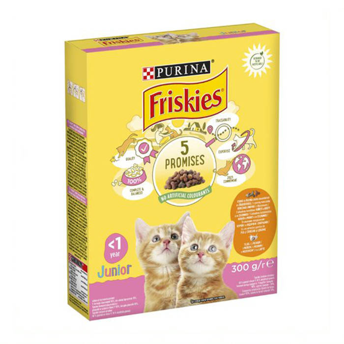 

Friskies для котят с курицей, молоком и овощами 300 г