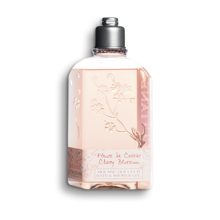 

Парфюмированный гель-пена для душа и ванны Cherry Blossom L'Occitane, 250 ml