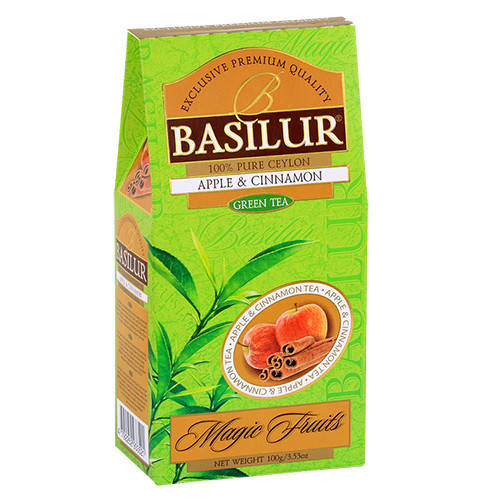 

Чай зеленый Basilur коллекция Волшебные фрукты Яблоко и корица 100г