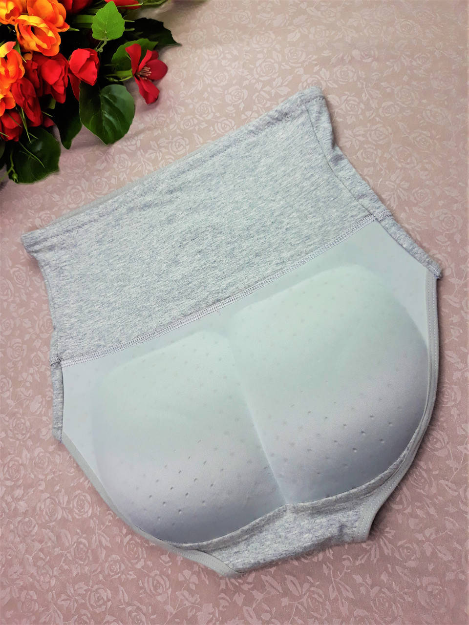 

Трусики пуш ап BR (попа как к Ким) 2XL (50-52) серый (809)