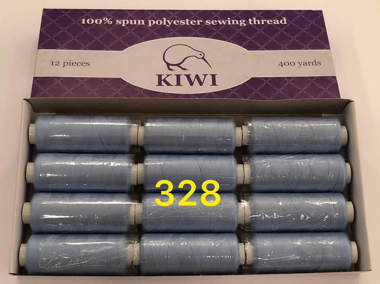 

Швейные нитки 40/2 328тон полиэстер Kiwi Киви 400ярдов