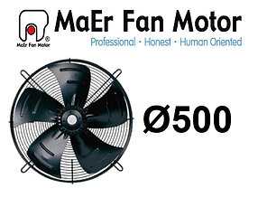 Осьовий вентилятор 6E-500-S, YDWF102L35P46-570N-500, MaEr Fan Motor
