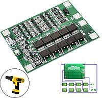 BMS 4S 40A 16.8В Контроллер заряда разряда Li-ion батарей, балансировка