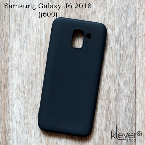 Силіконовий чохол накладка Candy для Samsung Galaxy J6 2018 (J600) (чорний)