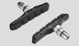 Колодки гальмівні катриджні Unex V-brake, алюмінієвий корпус, 72 мм