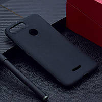 Чехол Xiaomi Redmi 6 силикон soft touch бампер черный