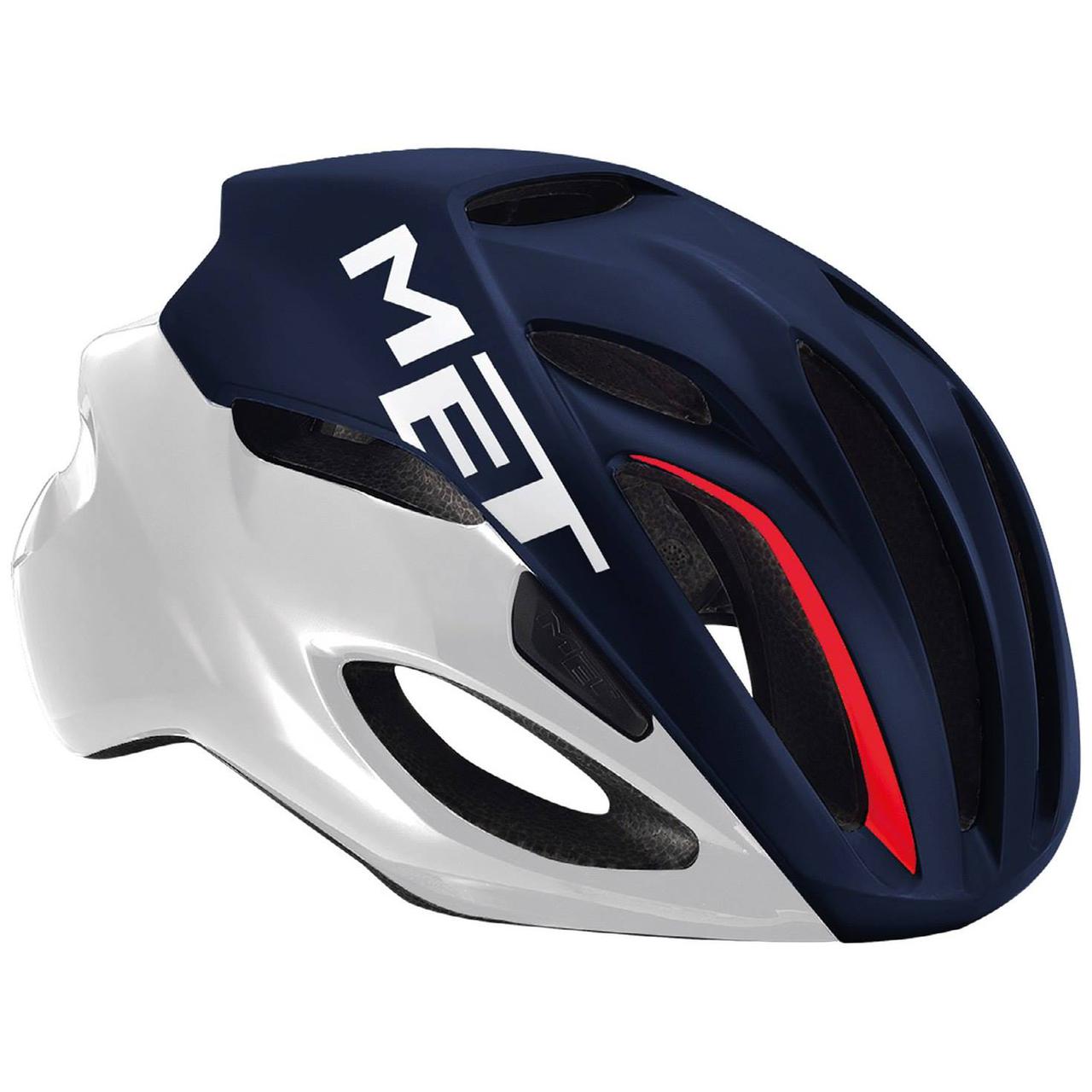 Шолом MET Rivale midnight blue/white/red M 54-58
