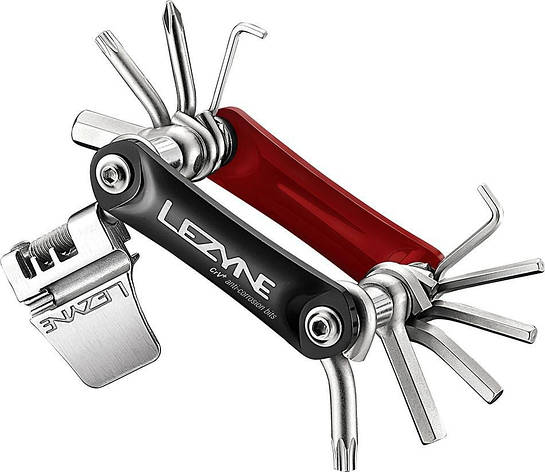 Мультитул LEZYNE V - 10 червоний, фото 1