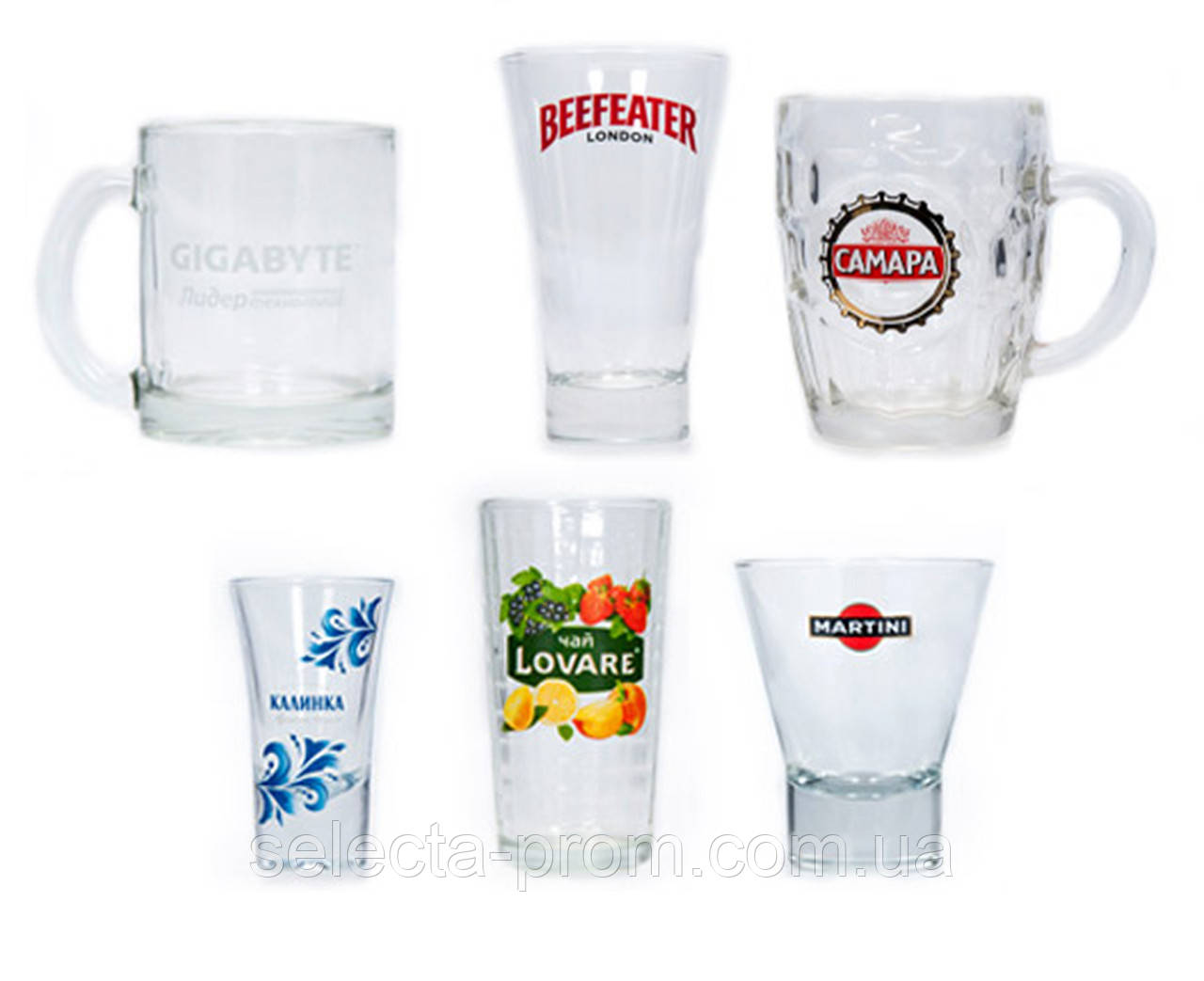 Склянки з логотипом