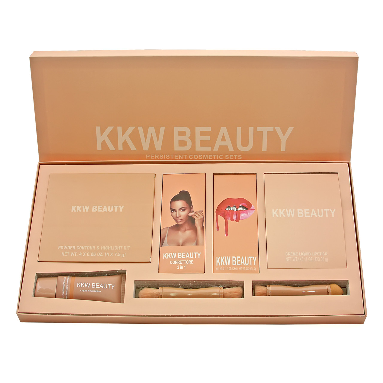 Набір декоративної косметики KYLIE KKW BEAUTY Persistent Cosmetic Sets 7 in 1