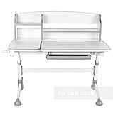 Стіл-парта-трансформер для дому FunDesk Amare II Grey, фото 3