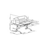 Стіл-парта-трансформер для дому FunDesk Amare II Grey, фото 7