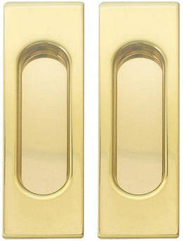 Дверна ручка купе для розсувних дверей Fimet 3663AC F01 Латунь полірована