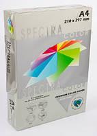 Бумага цветная А4 500 листов 80 г/м2 Spectra color IT272 серый интенсив