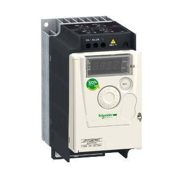 Перетворювач частоти 0.75 кВт 220В 1Ф Altivar 12 ATV12H075M2, фото 1
