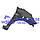 Крило переднє FORD FIESTA 2008- (Ліве) (1777181/C1BBA16016AA/BP7614) DP GROUP, фото 3