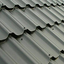 Модульна черепиця RUUKKI Finerra, purex RR 750, 0,52 мм. Finmetal, фото 4