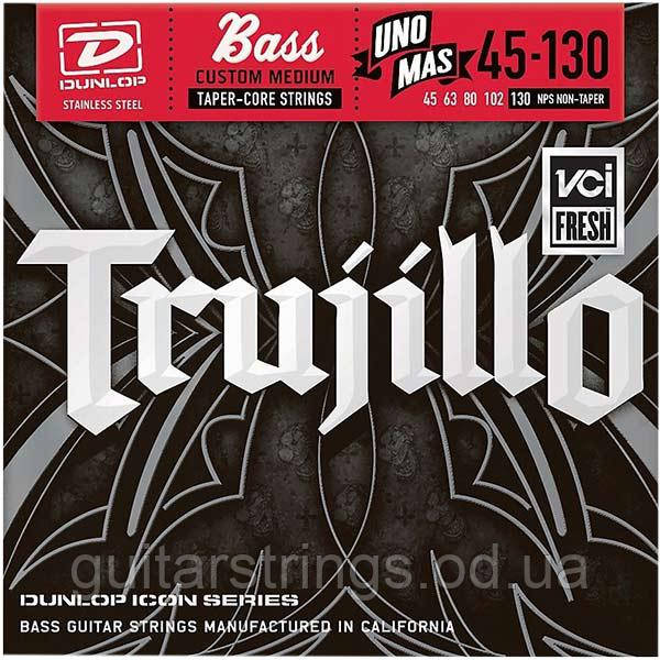 Струны Dunlop RTT45130T Robert Trujillo Taper-Core Medium 5-String 45-130