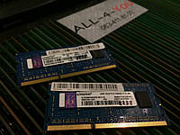 Оперативна пам`ять Kingston DDR3 2GB SO-DIMM PC3 12800S 1600mHz Intel/AMD