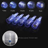 Насадки для Dr. pen мікроголки 3D micro nano стерильні катриджи на дермаштамп Dr. pen А1, A6, фото 3