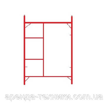 леса рамные, леса строительные, рама с лестницей