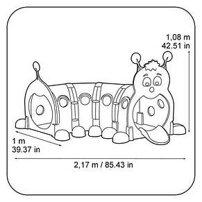 Ігровий тунель Гусениця Feber 9596, фото 2