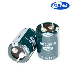 120mkf - 450v  mini HJ 22*30  SAMWHA, 85°C конденсатор електролітичний