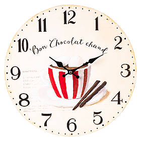 Часы "Горячий шоколад" 34см (011AL)