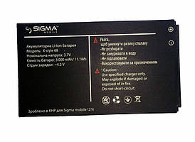 Акумулятор (батарея) Sigma Extreme 3 SIM X-style 68/3GSM (3000 mah) оригінал