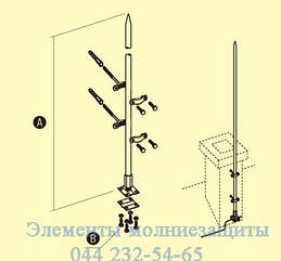Блискавкоприймач 4 метри